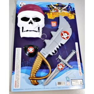 KIT PIRATAS 7 MARES PICA PAU
