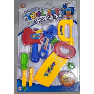 KIT FERRAMENTA 8 PECAS PEQUENAS APRENDIZ