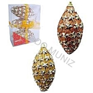 PENDENTE GOTAS ESTRELA COM GLITTER