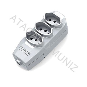 TOMADA EM BARRA FORLUX TRIPLA