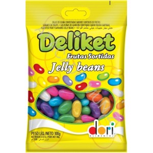 DELIKET DORI JELLY BEANS FRUTAS SORTIDAS 180G