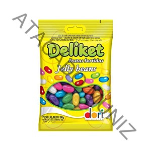 BALA DE GOMA DORI DELIKET JELLY BEANS 100G