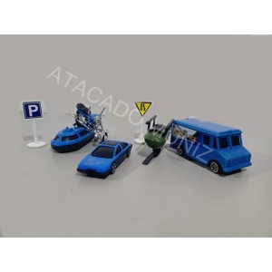 KIT CARRINHOS POLICIA