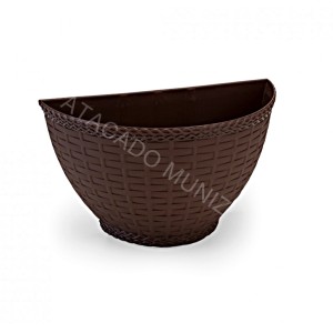 VASINHO INJEPLASTEC DE PAREDE RATTAN COFFEE