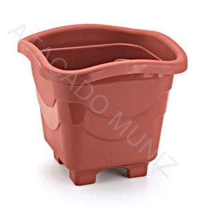 VASO INJEPLASTEC QUADRADO EXTRA GRANDE TELHA