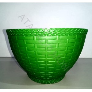 VASO DE PAREDE INJEPLASTEC RATTAN COLOR