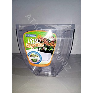 VASO INJEPLASTEC ELEGANCE PEQUENO CRISTAL INCOLOR