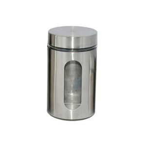 POTE DE VIDRO INOX WINCY REDONDO PARA MANTIMENTOS