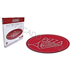 PRATO DE VIDRO GIRATORIO MULTIUSO PIZZA HAUSKRAFT