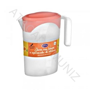 JARRA SANTANA FRESH COM TAMPA E ESPREMEDOR CITRINOS