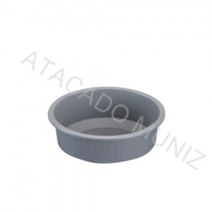 BACIA CANELADA RAINHA 1 LITRO VARIAS CORES