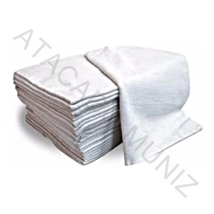 PANO DE LIMPEZA ALVEJADO BRANCO 40X62CM