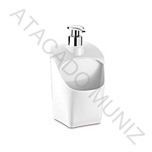 DISPENSER UZ UTILIDADES BRANCO PESCANTE METAL 600ML