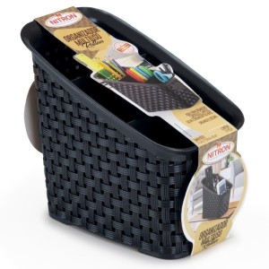 ORGANIZADOR MULTIUSO RATTAN PRETO NITRON