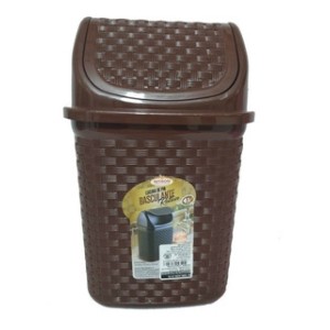 LIXEIRA DE PIA NITRON RATTAN MARROM