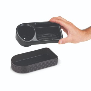 PORTA DETERGENTE NITRON RATTAN COM BASE PRETO