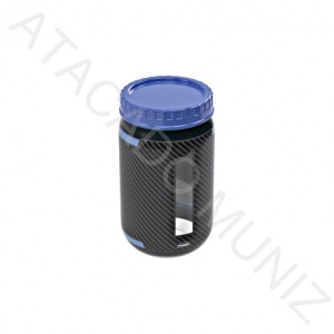 POTE ROSCA PLASUTIL 570ML DECORADA