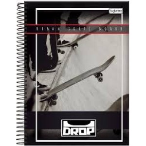CADERNO  DROP 10 MATERIAS KAJOMA