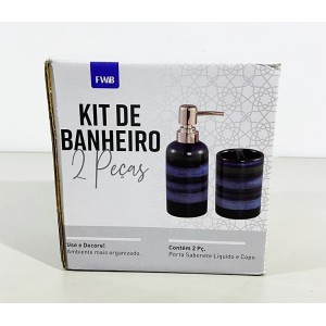 KIT DE BANHEIRO FWB DE CERAMICA 2 PECAS