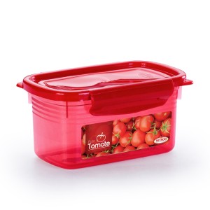 POTE  TOMATINHO RETANGULAR COM TRAVA 850ML NITRON