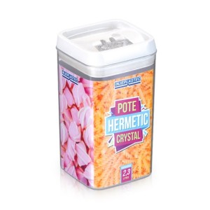 POTE HERMETICO INJEPLASTEC CRYSTAL GRANDE 2,3 LITROS