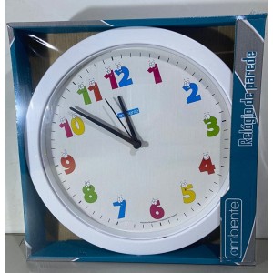 RELOGIO DE PAREDE AMBIENTE BRANCO