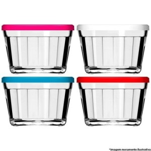 TIGELA NADIR AMERICANO COM TAMPA 600ML CORES SORTIDAS