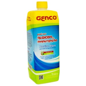 GENCO ALGICIDA MANUTENCAO 1 LITRO PREVINE ALGAS