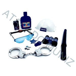 ACESSORIOS POLICE DETECTIVE SET 10 PEÇAS PICA PAU ORDEM 413